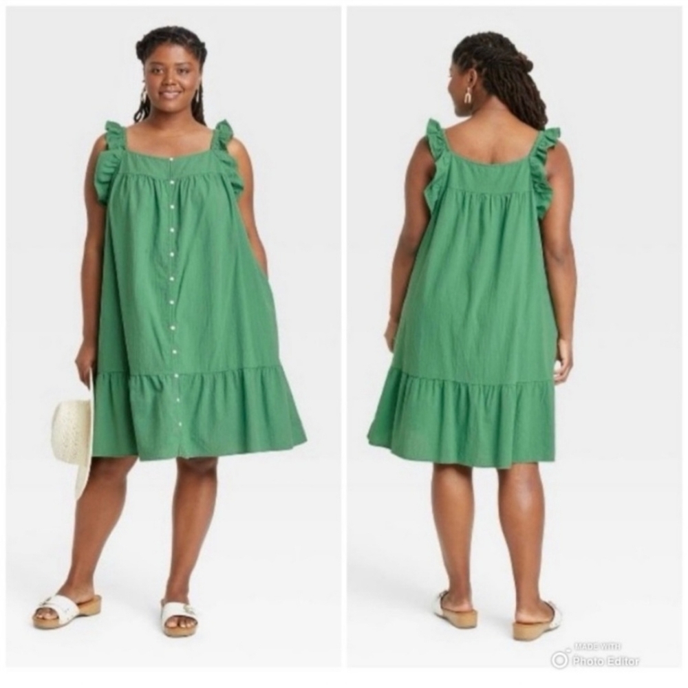 💚💚💚💚Green sundress💚💚💚💚